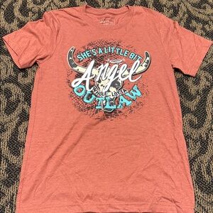 Never worn Angel Outlaw Graphic T-Shirt - Red